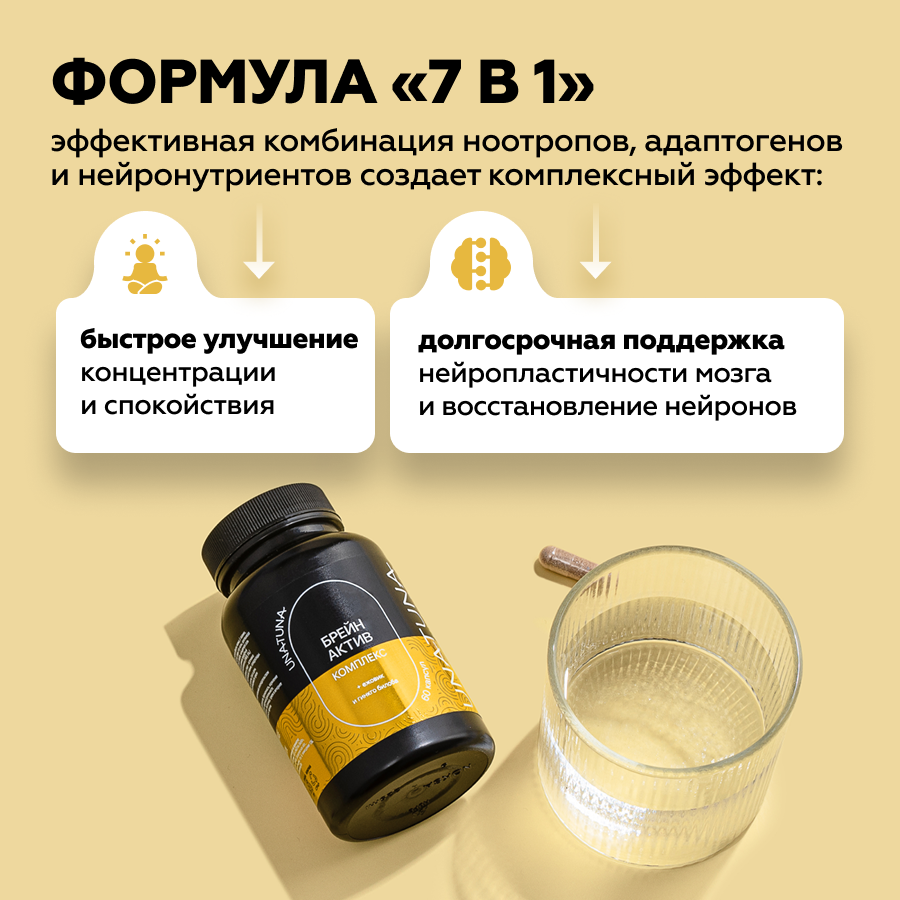 Брейн-актив комплекс 60 капсул